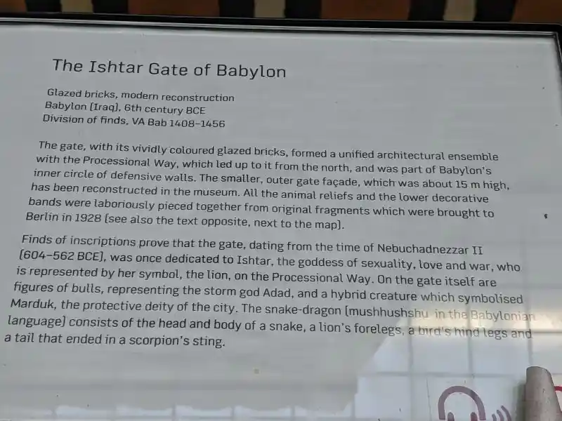 The Ishtar Gate of Babylon, Pergamon Museum, Museum Island, Berlin